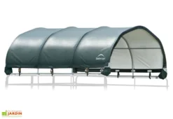 Toiture Souple Pour Enclos Animaux En Polyéthylène 13,7 M² -Refuge Jardin abri animaux box chevaux souple acier bache polyethylene 1
