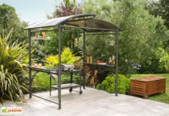 Abri Pour Barbecue En Aluminium Et Polycarbonate 150 X 240 Cm