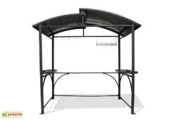 Abri Pour Barbecue En Aluminium Et Polycarbonate 150 X 240 Cm -Refuge Jardin abri barbecue 1