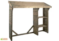 Refuge Jardin -Refuge Jardin abri buches 2 etageres split 1