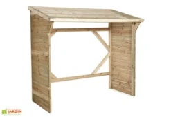 Abri Range-Bûches En Bois Traité 3 Stères Memphis 221x115x203cm