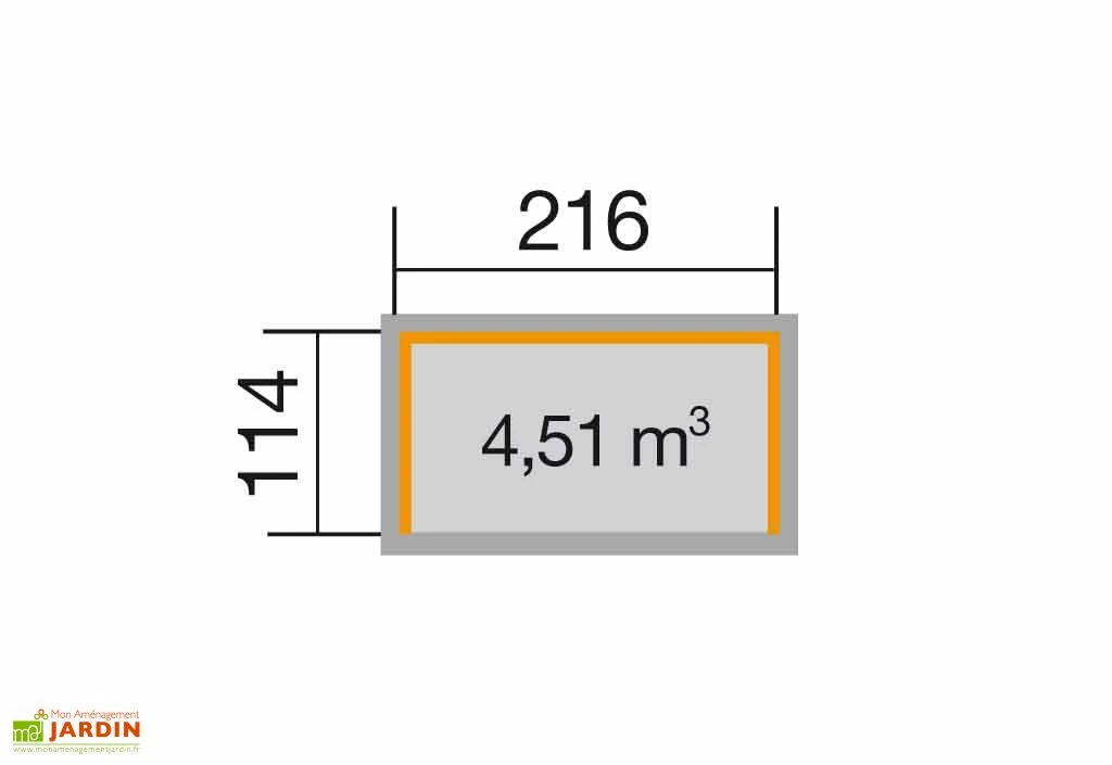 Abri Buches 4 Stères Multifonctions 19 Mm (114x216x204) 2 Abri Buches 4 Stères Multifonctions 19 Mm (114x216x204) – Image 2