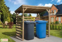 Refuge Jardin 44 Abri Buches 4 Stères Multifonctions 19 Mm (114x216x204)