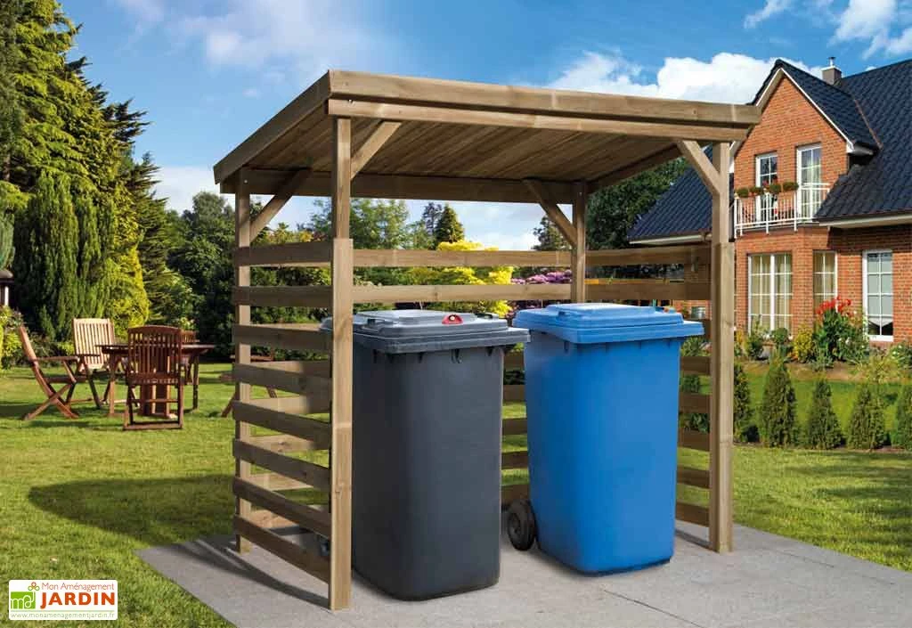 Abri Buches 4 Stères Multifonctions 19 Mm (114x216x204) 1 Abri Buches 4 Stères Multifonctions 19 Mm (114x216x204)