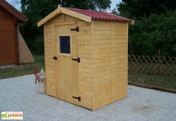 Abri De Jardin En Bois Eden 2,56 M² Ep. 16mm + Plancher
