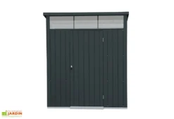 Abri De Jardin En Acier Galvanisé Duramax Modern 4 M² Gris Anthracite