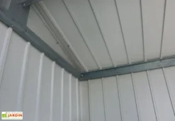 Abri De Jardin En Acier Galvanisé Duramax Modern 4 M² Gris Silver -Refuge Jardin abri jardin acier galvanise duramax modern 6x5 gris 3