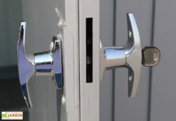 Abri De Jardin En Acier Galvanisé Duramax Modern 4 M² Gris Silver -Refuge Jardin abri jardin acier galvanise duramax modern 6x5 gris 4