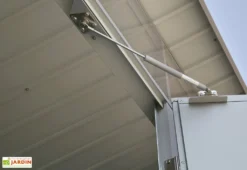 Abri De Jardin En Acier Galvanisé Duramax Modern 4 M² Gris Silver -Refuge Jardin abri jardin acier galvanise duramax modern 6x5 gris 5