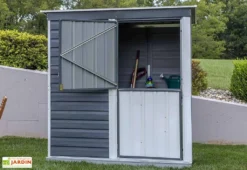Remise De Jardin En Acier Galvanisé 203 X 116 Cm -Refuge Jardin abri jardin acier galvanise 2