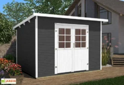 Abri De Jardin En Bois D’épicéa 219 Weka-Line T2 – 7,08 M² -Refuge Jardin abri jardin bois 219 weka line t2 anthracite