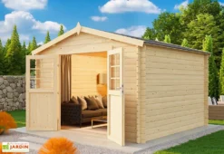 Abri De Jardin En Bois D’épicéa Brut 9,6 M² - Aurely