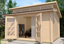 Abri De Jardin En Bois D’épicéa Brut Premium 28 T2 – 11,40 M²