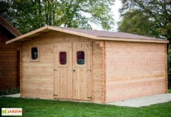Abri De Jardin En Bois Douglas 28 Mm – 23,14 M² : 4,2 X 5,51 M