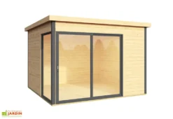 Abri De Jardin En Bois D’épicéa Brut Domeo 1 Plus (9 M²) -Refuge Jardin abri jardin bois domeo 1 plus 2