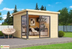 Abri De Jardin En Bois D’épicéa Brut Domeo 1 Plus (9 M²)