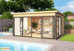 Abri De Jardin En Bois D’épicéa Brut Domeo 5 Plus (17 M²)