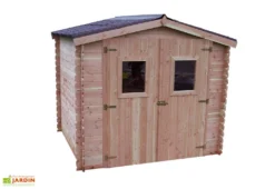 Abri De Jardin En Bois Douglas 20 Mm – 5,71 M² : 2,63 X 2,17 M