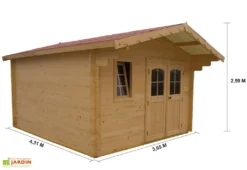 Abri De Jardin En Bois D’Épicéa Brut 15 M² -Refuge Jardin abri jardin bois epicea brut 15 m 1