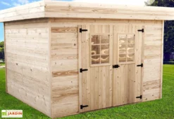 Abri De Jardin En Bois D’Épicéa Brut 7 M²
