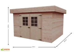 Abri De Jardin En Bois D’Épicéa Brut 7 M² -Refuge Jardin abri jardin bois epicea brut 7 m