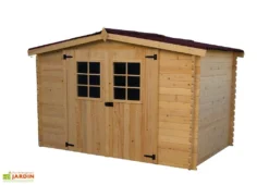 Abri De Jardin En Bois D’épicéa Brut 9,42 M²