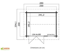 Abri De Jardin En Bois D’Épicéa Brut Alex Mini 4 M² -Refuge Jardin abri jardin bois epicea brut alex mini 4 m 2
