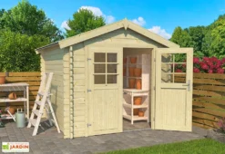 Abri De Jardin En Bois D’Épicéa Brut Anny 4,76 M²