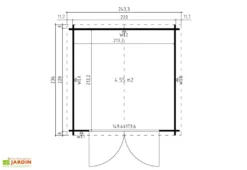 Abri De Jardin En Bois D’Épicéa Brut Anny 4,76 M² -Refuge Jardin abri jardin bois epicea brut anny 476m 2