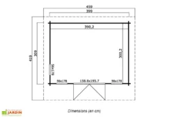Abri De Jardin En Bois D’Épicéa Brut Barbados 3 (11 M²) -Refuge Jardin abri jardin bois epicea brut barbados 3 11 m 2
