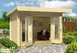 Abri De Jardin En Bois D’Épicéa Brut Barbados Mini 7 M²