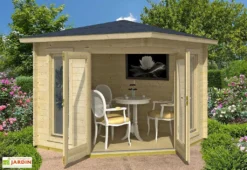 Abri De Jardin En Bois D’Épicéa Brut Oban 40 (4 M²)