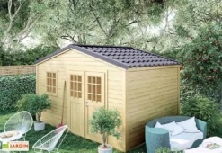 Refuge Jardin 10 Abri De Jardin En Bois D’Épicéa Brut Shelty+ 11 M²