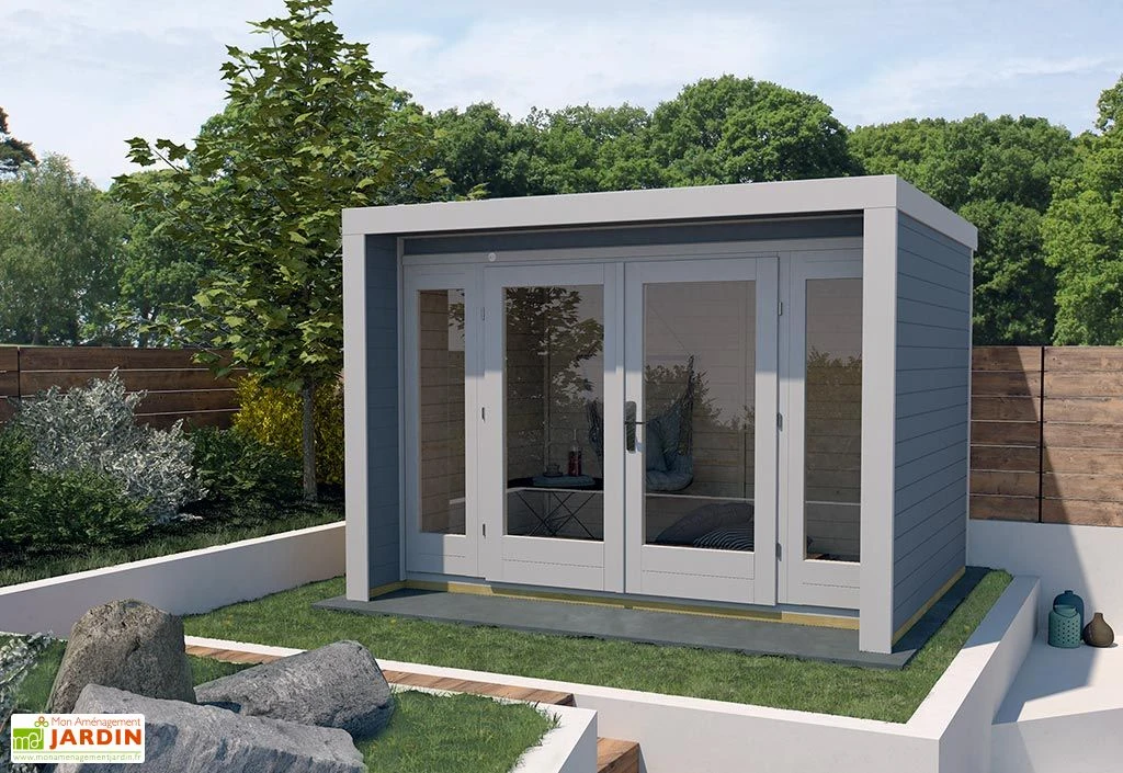 Abri De Jardin En Bois D’Épicéa Design 263 T2 - 6,9 M² (3 Coloris) 1 Abri De Jardin En Bois D’Épicéa Design 263 T2 - 6,9 M² (3 Coloris)