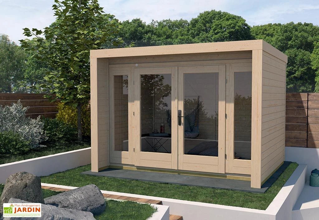 Abri De Jardin En Bois D’Épicéa Design 263 T2 - 6,9 M² (3 Coloris) 2 Abri De Jardin En Bois D’Épicéa Design 263 T2 - 6,9 M² (3 Coloris) – Image 2
