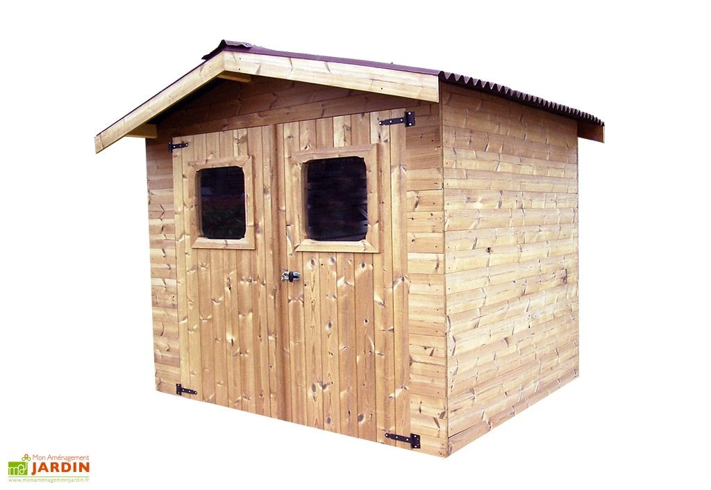 Abri De Jardin En Bois D’épicéa Traité Thermabri – 5,05 M² 1 Abri De Jardin En Bois D’épicéa Traité Thermabri – 5,05 M²