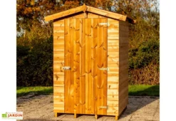 Abri De Jardin En Bois Traité THT Avec Plancher - 1,43 M²