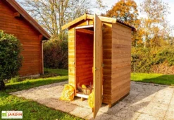 Abri De Jardin En Bois Traité THT Avec Plancher - 1,43 M² -Refuge Jardin abri jardin bois epicea traite 13m 3