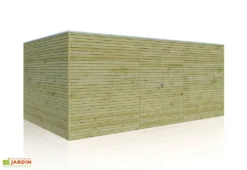 Abri De Jardin En Bois D’épicéa Traité Qube 15 M²
