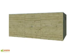 Abri De Jardin En Bois D’épicéa Traité Qube 15 M² -Refuge Jardin abri jardin bois epicea traite qube 15m2 1