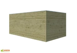 Abri De Jardin En Bois D’épicéa Traité Qube 15 M² -Refuge Jardin abri jardin bois epicea traite qube 15m2 2