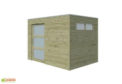 Refuge Jardin -Refuge Jardin abri jardin bois epicea traite qube 6m 1