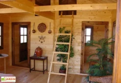 Bungalow Bois Nottingham (450x600x243) 6 Bungalow Bois Nottingham (450x600x243) -Refuge Jardin abri jardin bois nottingham interieur