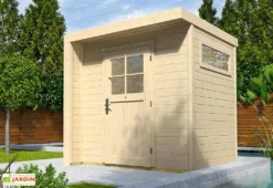 Abri De Jardin En Bois Riva 4,3 M² (2 Coloris) -Refuge Jardin abri jardin bois riva 4 3 m 2 coloris 2