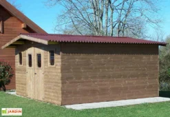 Abri De Jardin En Bois D’épicéa Traité Thermabri – 20 M²