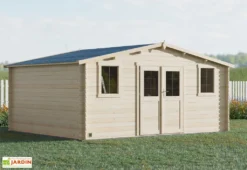 Abri De Jardin En Bois D'épicéa De 19,8 M² Ep. 28 Mm - Juno