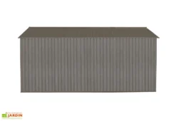 Abri De Jardin En Métal Look Bois Vieilli 13,51 M² -Refuge Jardin abri jardin metal cabane aspect bois vieilli 421x321cm