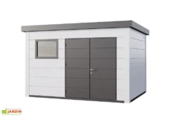 Abri De Jardin En Métal Eleganto Plus – 11,6 M² -Refuge Jardin abri jardin metal eleganto plus blanc
