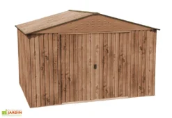 Abri De Jardin En Métal Duramax Woodgrain Imitation Bois 8 M²