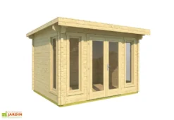 Abri De Jardin Moderne En Bois D’épicéa Brut Alex – 11,31 M²